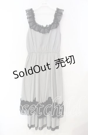 画像: axes femme / ローズリボンチェックワンピース F クロ O-25-11-18-009-AX-OP-OW-OS