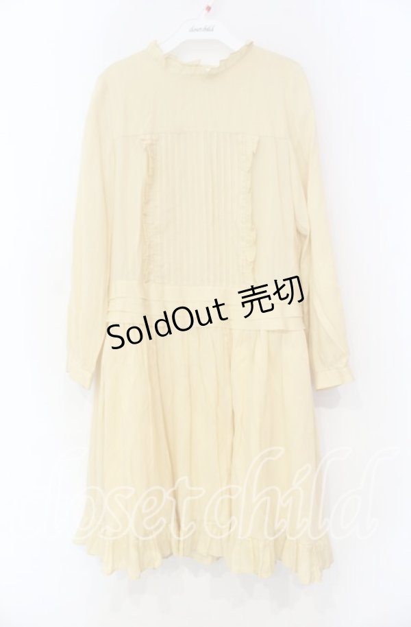 画像1: Jane Marple / Dobby cloth colette dress ドレス Ｍ イエロー O-25-11-18-079-JM-OP-IG-OS (1)