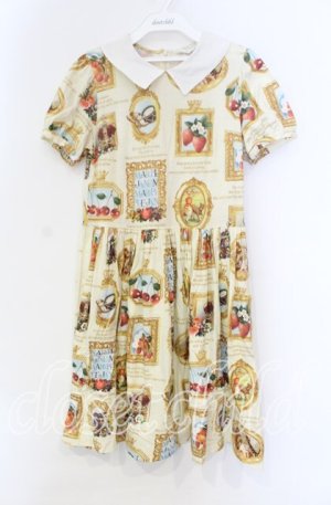 画像: Jane Marple / Anniversary フレームのパフスリーブワンピース Ｍ アイボリー O-25-11-18-080-JM-OP-IG-OS