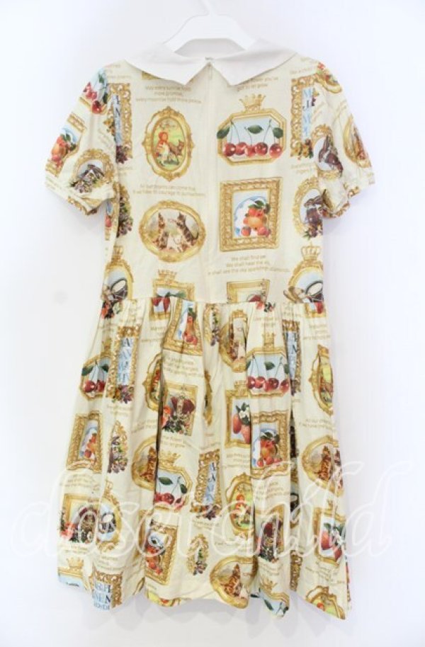 画像3: Jane Marple / Anniversary フレームのパフスリーブワンピース Ｍ アイボリー O-25-11-18-080-JM-OP-IG-OS (3)