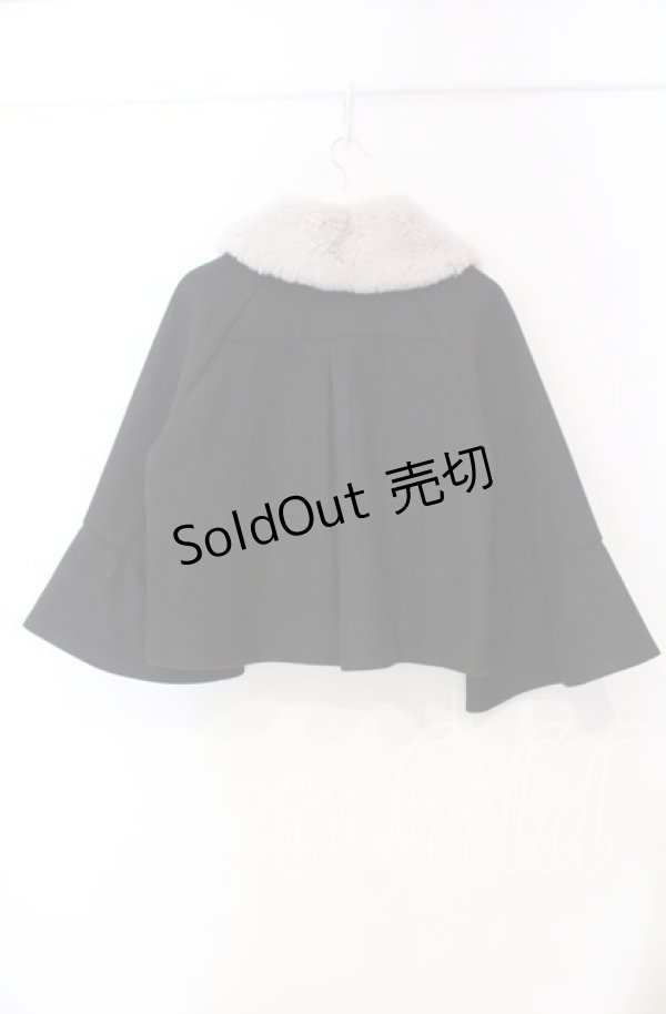 画像3: axes femme POETIQUE / ベルスリーブショートコート M クロ O-25-11-18-001-AX-CO-OW-OS (3)