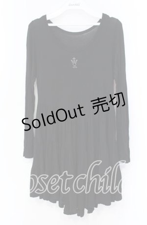 画像: MIHO MATSUDA / ティアードプル  ブラック O-25-11-18-090-GO-OP-IG-OS