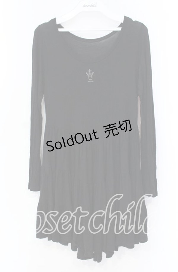 画像1: MIHO MATSUDA / ティアードプル  ブラック O-25-11-18-090-GO-OP-IG-OS (1)