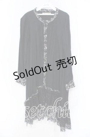 画像: GRAMM / ヨークタックノーカラーワンピース  ブラック O-25-11-18-100-HN-OP-IG-OS