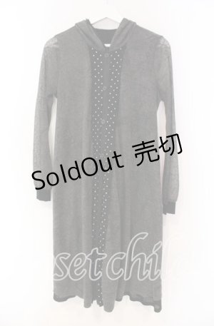 画像: GRAMM / ロングフードカーディガン  グレー O-25-11-18-102-HN-TO-IG-OS