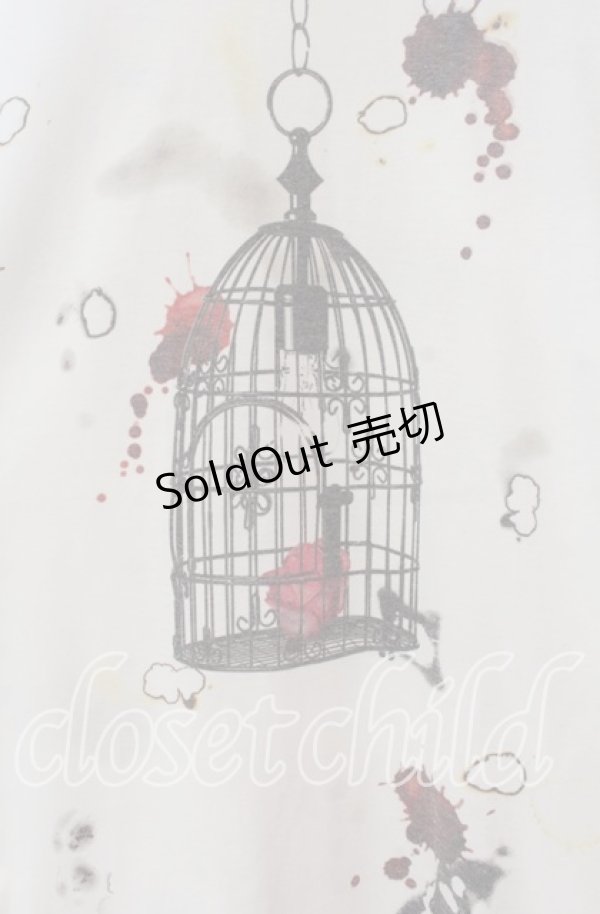 画像2: JURY BLACK / バードケージTシャツ 1 オフホワイト O-25-11-18-109-GL-TS-YM-OS (2)