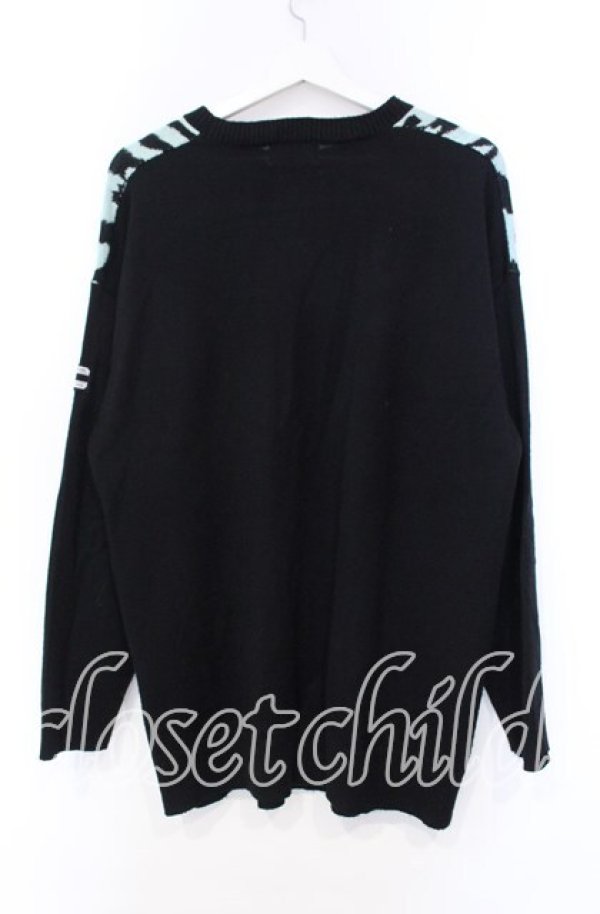 画像3: BACKSTAGE PASS / PANTHERA-RAINBOW(パンセラ－レインボー)ニットソー F ブラックｘマルチ O-25-11-18-015-PU-TO-YM-ZT515 (3)