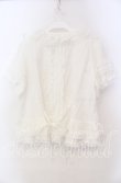 画像4: PINK HOUSE / レース使いボレロ風ブラウス  シロ O-25-11-18-018-LO-BL-OW-OS (4)