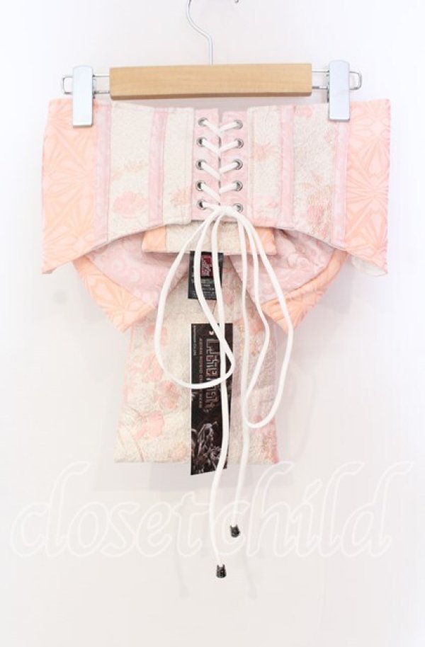 Qutie Frash / 花魁帯コルセット ピンク O-25-11-18-021-QU-TO-OW-OS