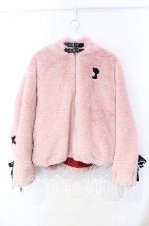 画像: NIBBLE POISON / 『グルーミー』ファーブルゾン M ピンク O-25-11-18-028-PU-JA-OW-OS