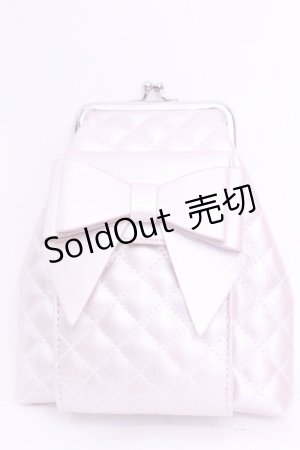 画像: Fickle Bebe / キルティングリボンポーチ  ピンク O-25-11-20-1040-LO-BG-OW-OS