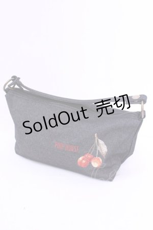 画像: PINK HOUSE / デニムポーチ  クロ O-25-11-20-1041-LO-BG-IG-OS