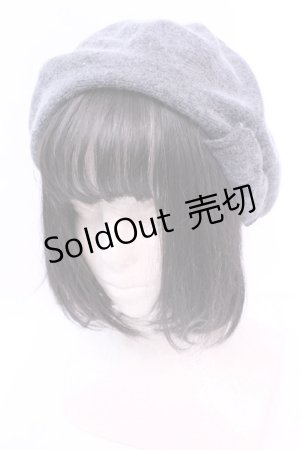 画像: INGEBORG / アンゴラキャップ  グレー O-25-11-20-1044-LO-AC-IG-OS