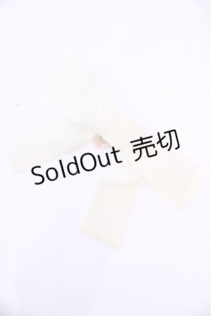 画像: LIZ LISA / ベロアリボンバレッタ  アイボリー O-25-11-20-1050-LO-AC-OW-OS