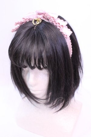 画像: BABY,THE STARS SHINE BRIGHT / Little Lady Camelliaリボンカチューシャ  ピンク O-25-11-20-1055-BA-AC-OW-OS