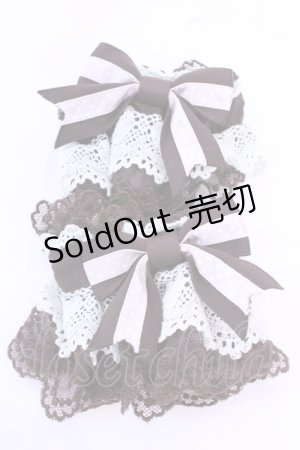 画像: Angelic Pretty / Sweet Creamお袖とめ  ブラウン×ミント O-25-11-20-1013-AP-ZA-IG-OS