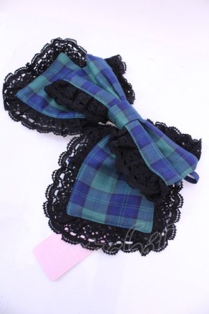 画像: Chalmiere / タータンチェックマルチリボン  グリーン O-25-11-20-1015-LO-ZA-OW-OS