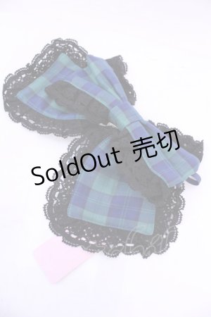 画像: Chalmiere / タータンチェックマルチリボン  グリーン O-25-11-20-1015-LO-ZA-OW-OS