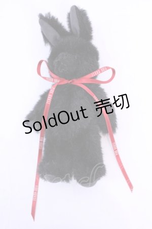 画像: PINK HOUSE / うさぎさんぬいぐるみブローチ  クロ O-25-11-20-1020-LO-ZA-IG-OS