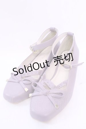 画像: axes femme POETIQUE / ローヒールスクエアパンプス Ｍ ラベンダー O-25-11-20-1024-AX-SH-IG-ZTK002