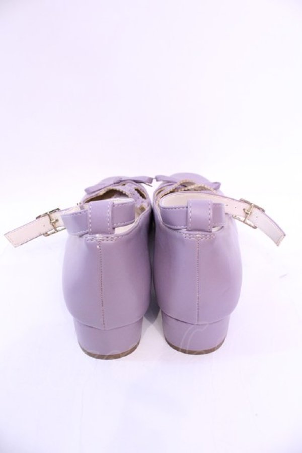 画像3: axes femme POETIQUE / ローヒールスクエアパンプス Ｍ ラベンダー O-25-11-20-1024-AX-SH-IG-ZTK002 (3)