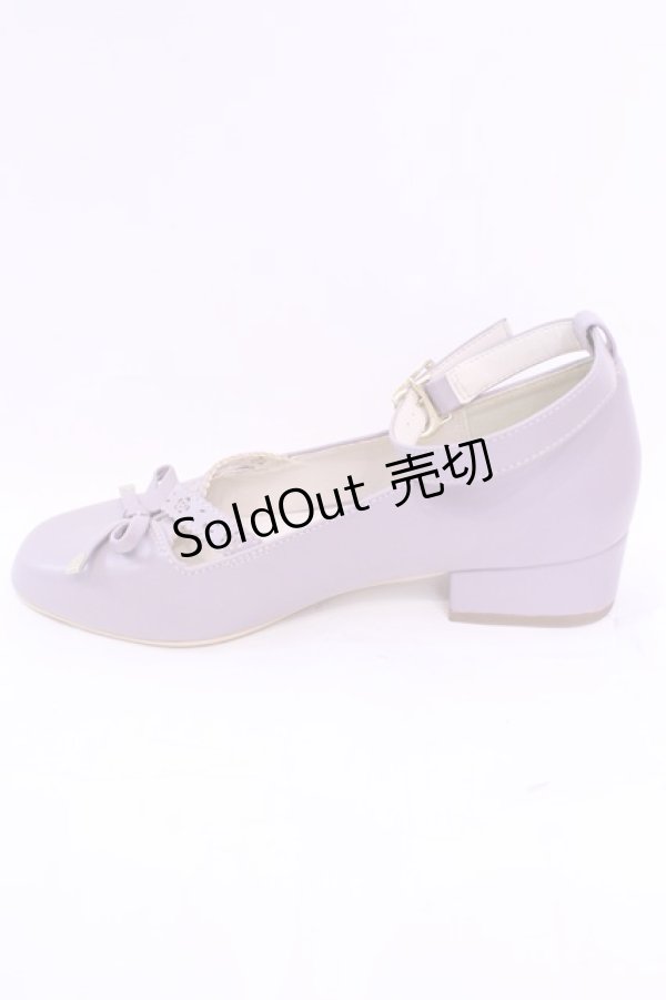 画像4: axes femme POETIQUE / ローヒールスクエアパンプス Ｍ ラベンダー O-25-11-20-1024-AX-SH-IG-ZTK002 (4)