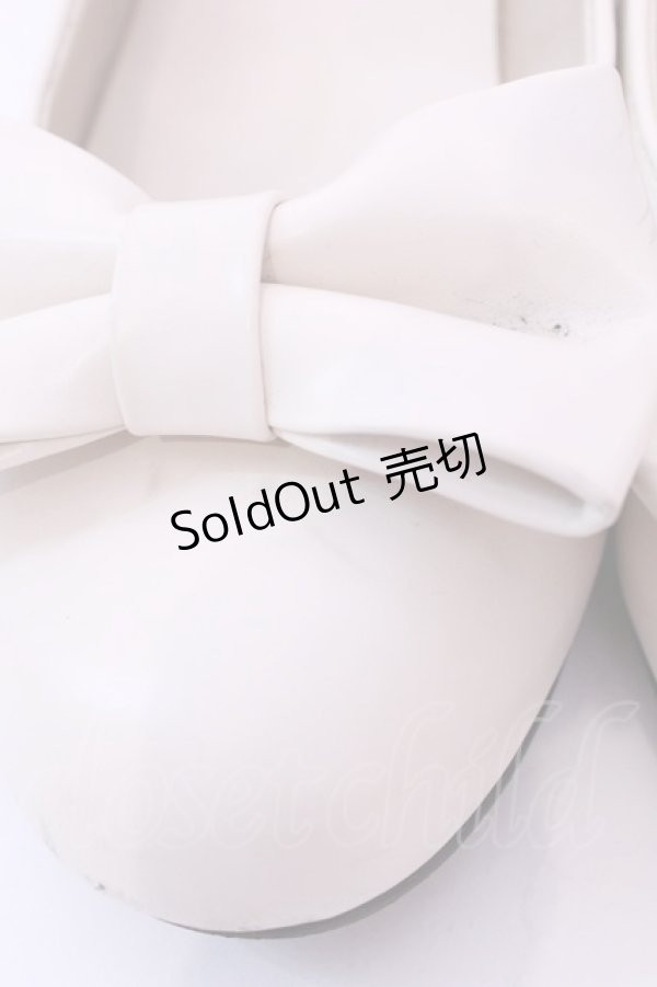 画像3: axes femme kawaii / ローヒールリボンパンプス Ｌ アイボリー O-25-11-20-1026-AX-SH-IG-ZT1123Q (3)