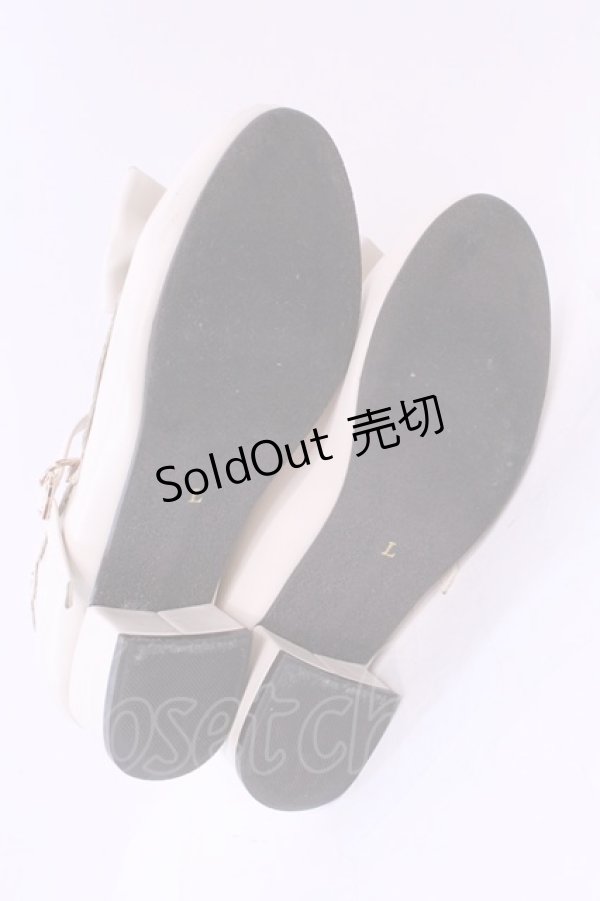 画像9: axes femme kawaii / ローヒールリボンパンプス Ｌ アイボリー O-25-11-20-1026-AX-SH-IG-ZT1123Q (9)