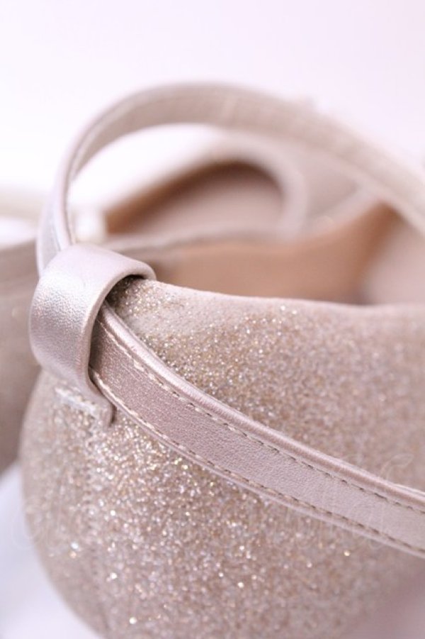 画像4: axes femme / ラメグリッターパンプス Ｌ ベージュ O-25-11-20-1027-AX-SH-IG-ZTK002 (4)