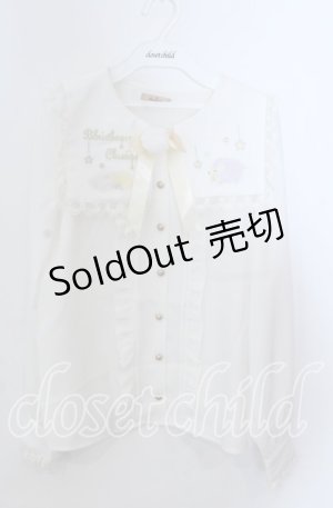 画像: Amavel / Sleeping Sheepスクエアカラーブラウス  オフ×イエロー O-25-11-21-032-CA-BL-IG-OS