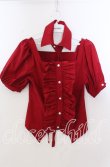 画像1: CATCOCOON / A Doll's House ブラウス(半袖) S レッド O-25-11-21-035-LO-BL-OW-ZT272 (1)