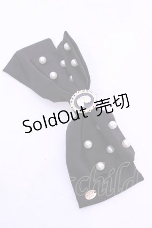 画像: 【SALE】m petit by misako / AM*NIPLバレッタ  クロ O-25-11-21-1001-LO-AC-OW-ZT208F004