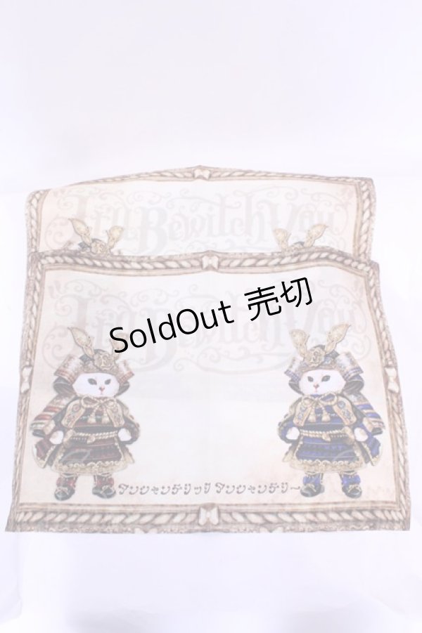 画像1: 【SALE】Enchantlic Enchantilly / 193 絢爛たる鎧を身に纏った双子の子猫物語 シリーズ ランチョンマット  アイボリー系 O-25-11-21-1043-LO-ZA-OW-ZT334 (1)