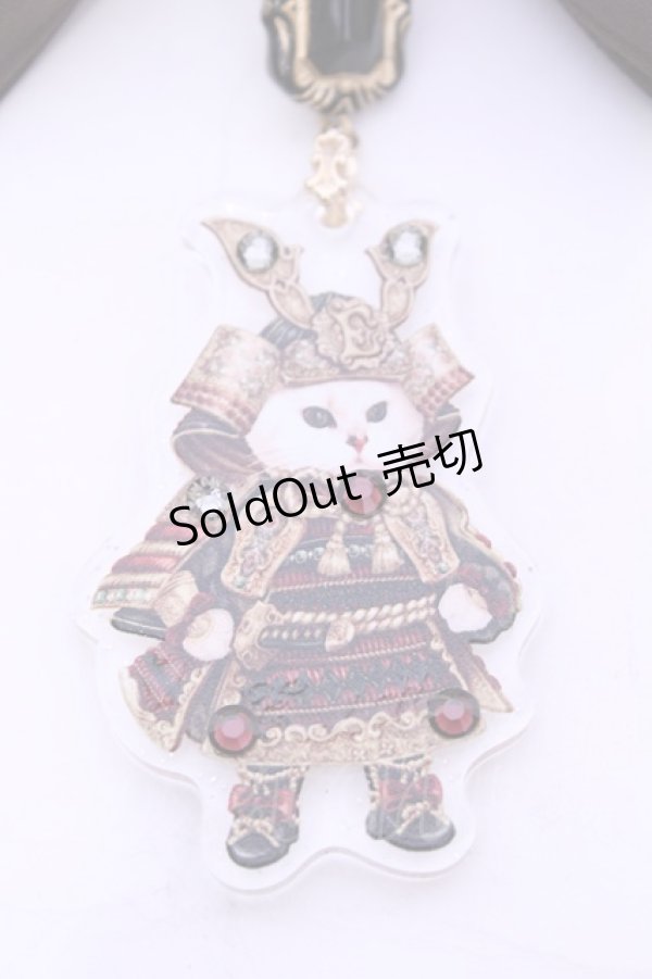 画像2: 【SALE】Enchantlic Enchantilly / 193 絢爛たる鎧を身に纏った双子の子猫物語  リボンブローチ  A（赤系） O-25-11-21-1044-LO-AC-OW-ZT271 (2)