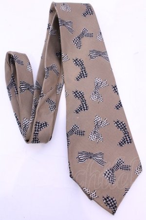 画像: Karl Helmut / リボン柄ネクタイ  ブラウン O-25-11-21-1045-EL-ZA-OW-OS