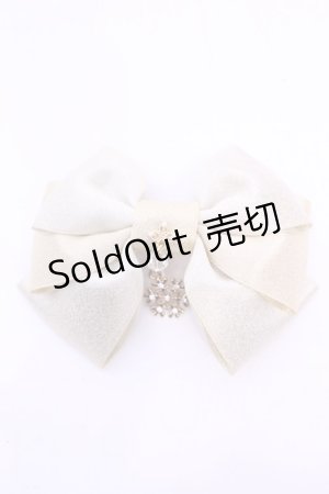 画像: 【SALE】Enchantlic Enchantilly / 雪の結晶モチーフリボンブローチ  ゴールド O-25-11-21-1005-LO-AC-OW-ZT168F003