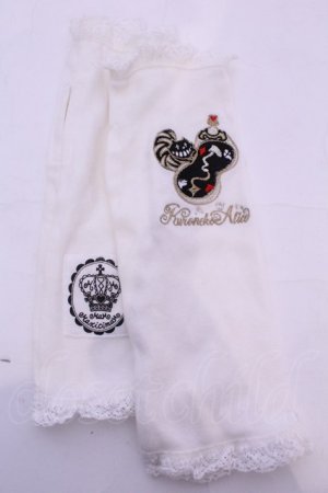 画像: MAM MAXICIMAM / アリスワッペンアームカバー  シロ O-25-11-21-1067-LO-ZA-OW-OS