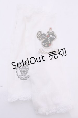 画像: MAM MAXICIMAM / アリスワッペンアームカバー  シロ O-25-11-21-1067-LO-ZA-OW-OS