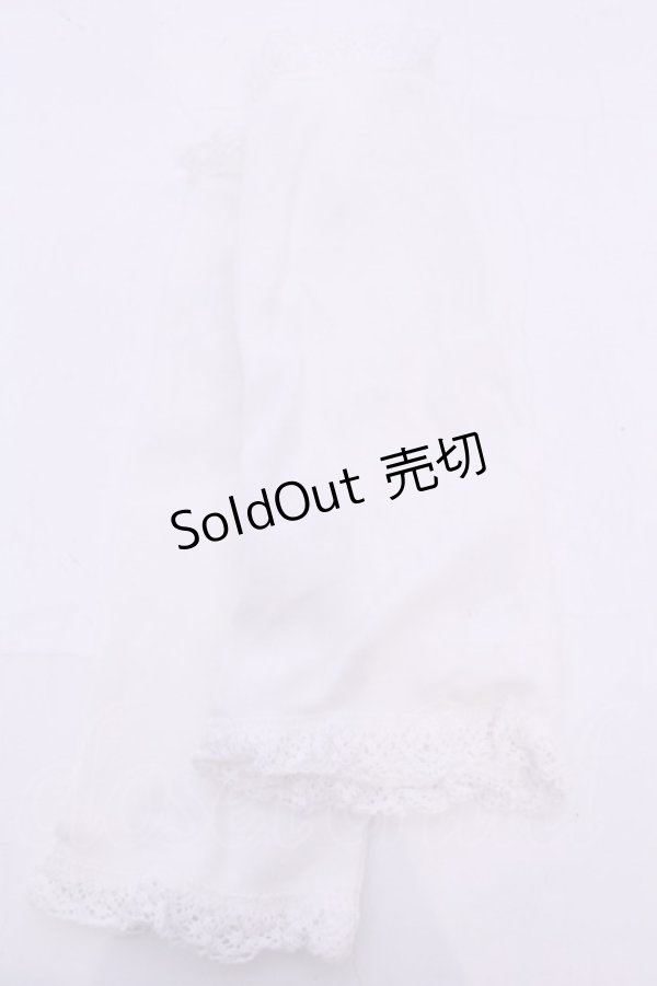 画像2: MAM MAXICIMAM / アリスワッペンアームカバー  シロ O-25-11-21-1067-LO-ZA-OW-OS (2)