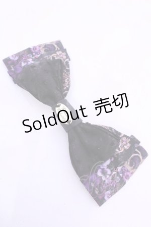 画像: 【SALE】Enchantlic Enchantilly / すみれ姫の王冠　リボンブローチ  パープル O-25-11-21-1008-LO-AC-OW-ZT208F004