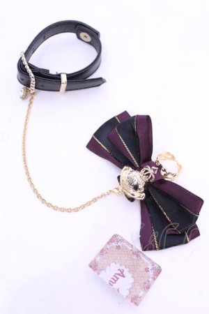 画像: Amavel / Astrologie Planeteフィンガーブレスレット  パープル O-25-11-21-1002-CA-AC-OW-OS