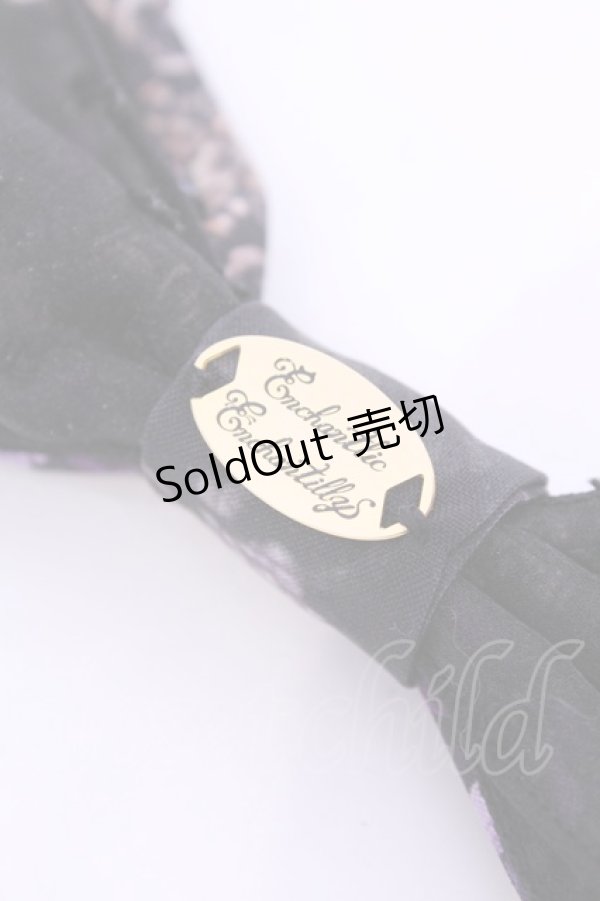 画像2: 【SALE】Enchantlic Enchantilly / すみれ姫の王冠　リボンブローチ  パープル O-25-11-21-1008-LO-AC-OW-ZT208F004 (2)