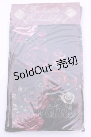画像: Enchantlic Enchantilly / 薔薇姫の王冠タイツ M〜L 赤薔薇×クロ O-25-11-21-1015-LO-ZA-OW-OS