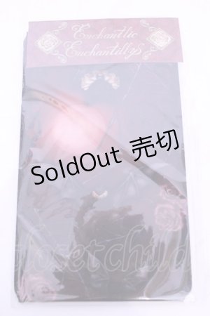 画像: Enchantlic Enchantilly / コウモリ侯爵オーバーニー M〜L 赤い夜 O-25-11-21-1018-LO-ZA-OW-OS
