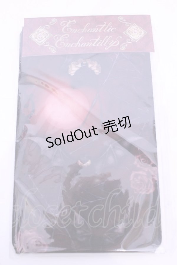 画像1: Enchantlic Enchantilly / コウモリ侯爵オーバーニー M〜L 赤い夜 O-25-11-21-1018-LO-ZA-OW-OS (1)