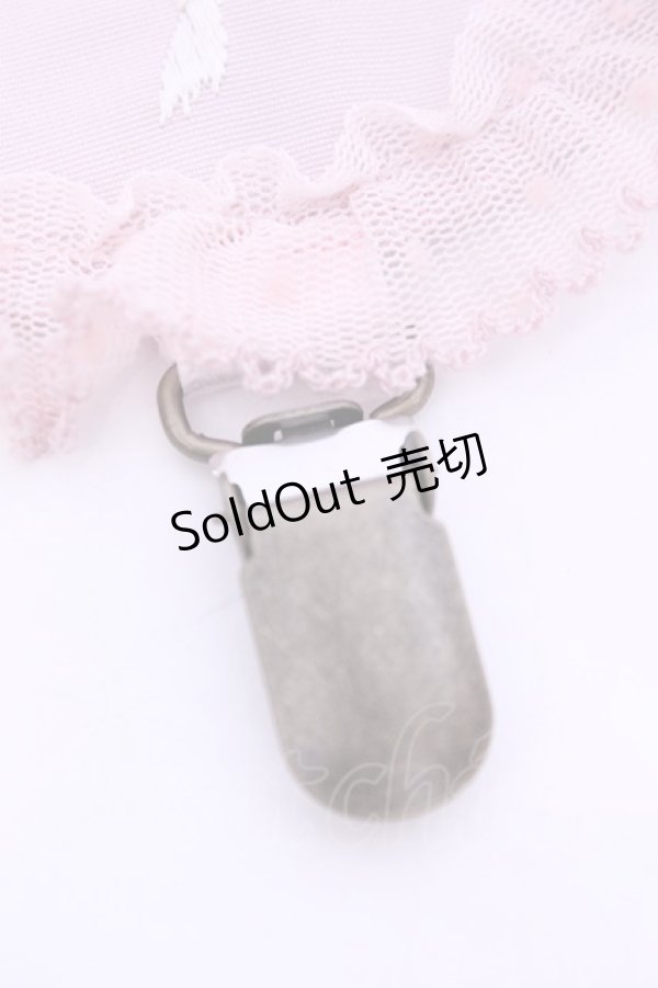 画像3: 【SALE】PINK HOUSE / パラソル刺繍ワッペン付きたくし上げクリップ  ピンク O-25-11-21-1003-LO-ZA-IG-ZT271 (3)