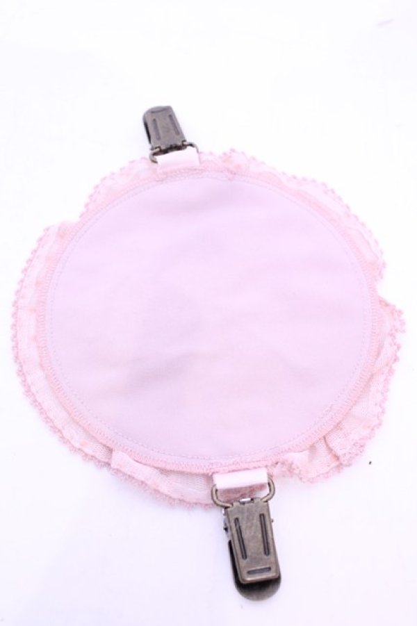 画像4: PINK HOUSE / パラソル刺繍ワッペン付きたくし上げクリップ  ピンク O-25-11-21-1003-LO-ZA-IG-ZT271 (4)