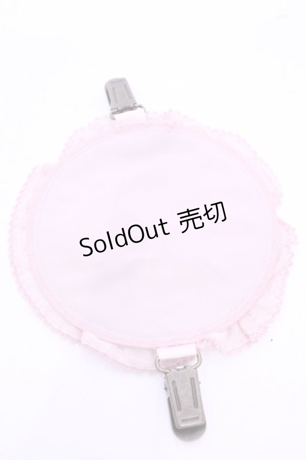 画像4: 【SALE】PINK HOUSE / パラソル刺繍ワッペン付きたくし上げクリップ  ピンク O-25-11-21-1003-LO-ZA-IG-ZT271 (4)
