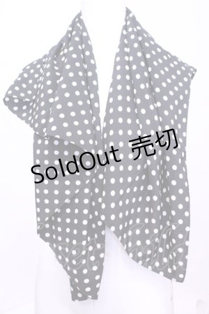 画像: INGEBORG / ドットストール  クロ×シロ O-25-11-21-1036-LO-ZA-OW-OS