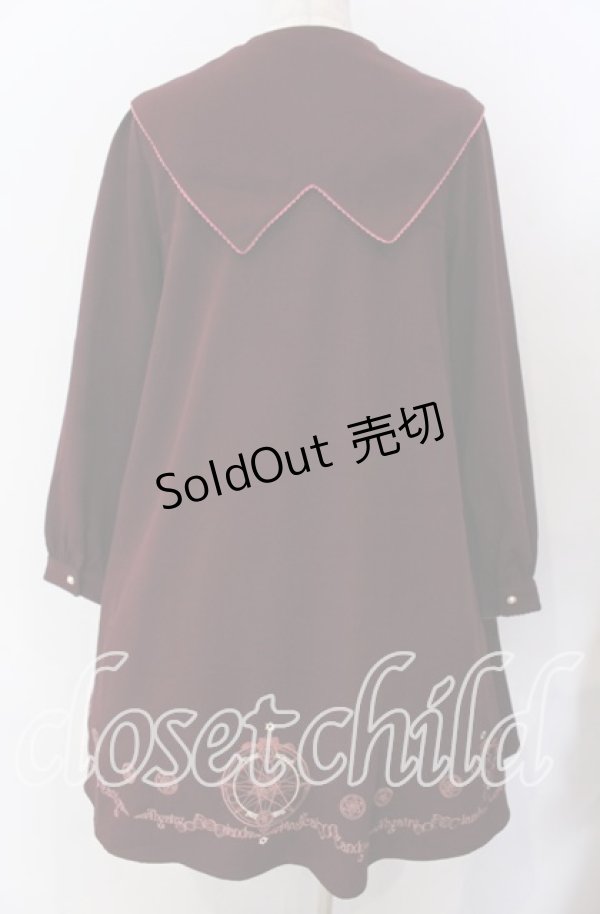 画像4: Amavel / Magical Candy Aラインワンピース  ワイン O-25-11-21-008-CA-OP-IG-OS (4)